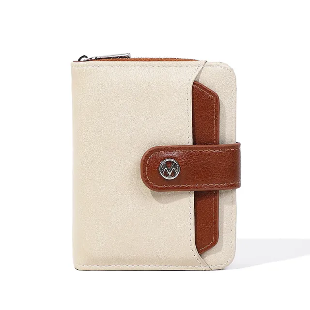 Fashion Clutch Zipper Hasp Women's Wallet Beige - Shop at LoveMi