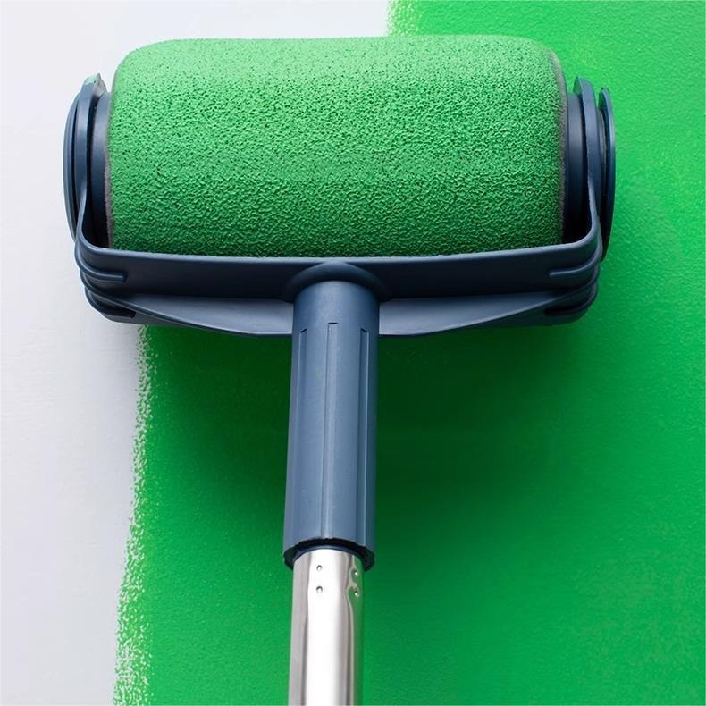 Latex Roller Paintbrush Set With Corner Brush And Roller Core For Painting Walls