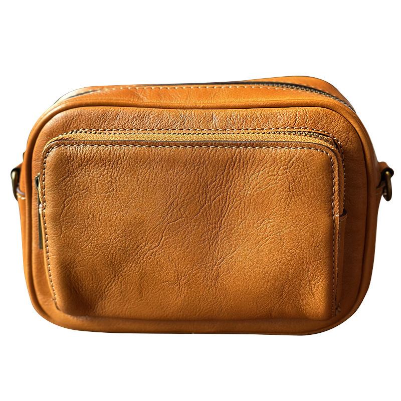 Full-Grain Leather Crossbody Bag