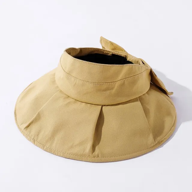 Color Matching Ice Silk Headband Topless Hat Sun Protection Hat 1187Yellow - Shop at LoveMi