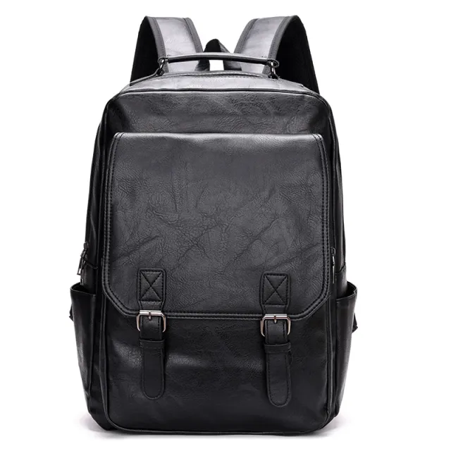 Outdoor Waterproof Leisure Commuter Trendy Men's Backpack Black - Shop at LoveMi