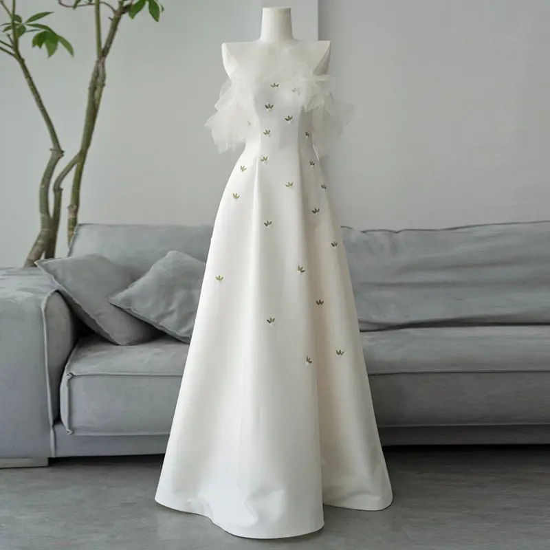 Chiffon Elegant High-end Forest-style Evening Gown