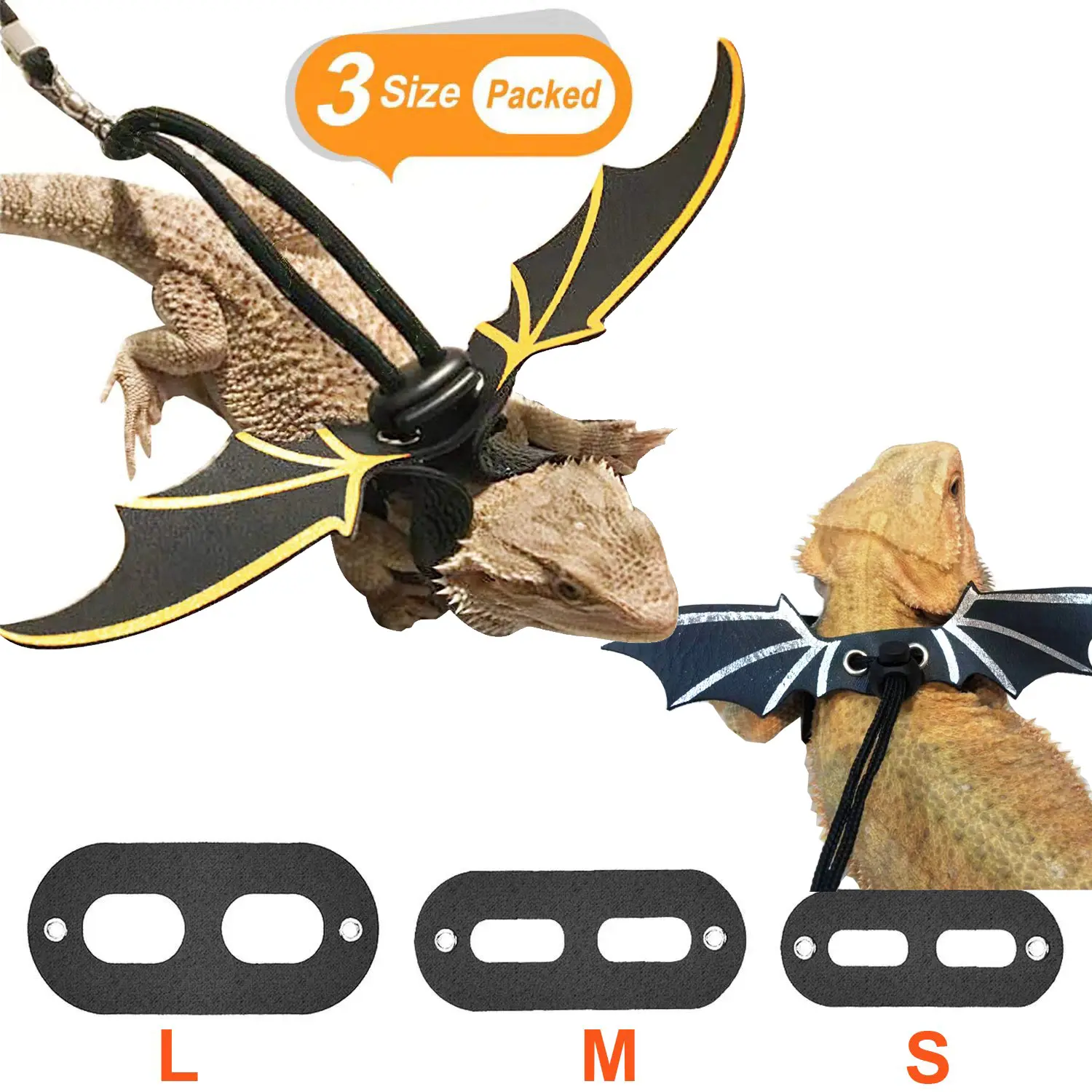 Lizard Pulling Rope Crawling Pet Out Leather