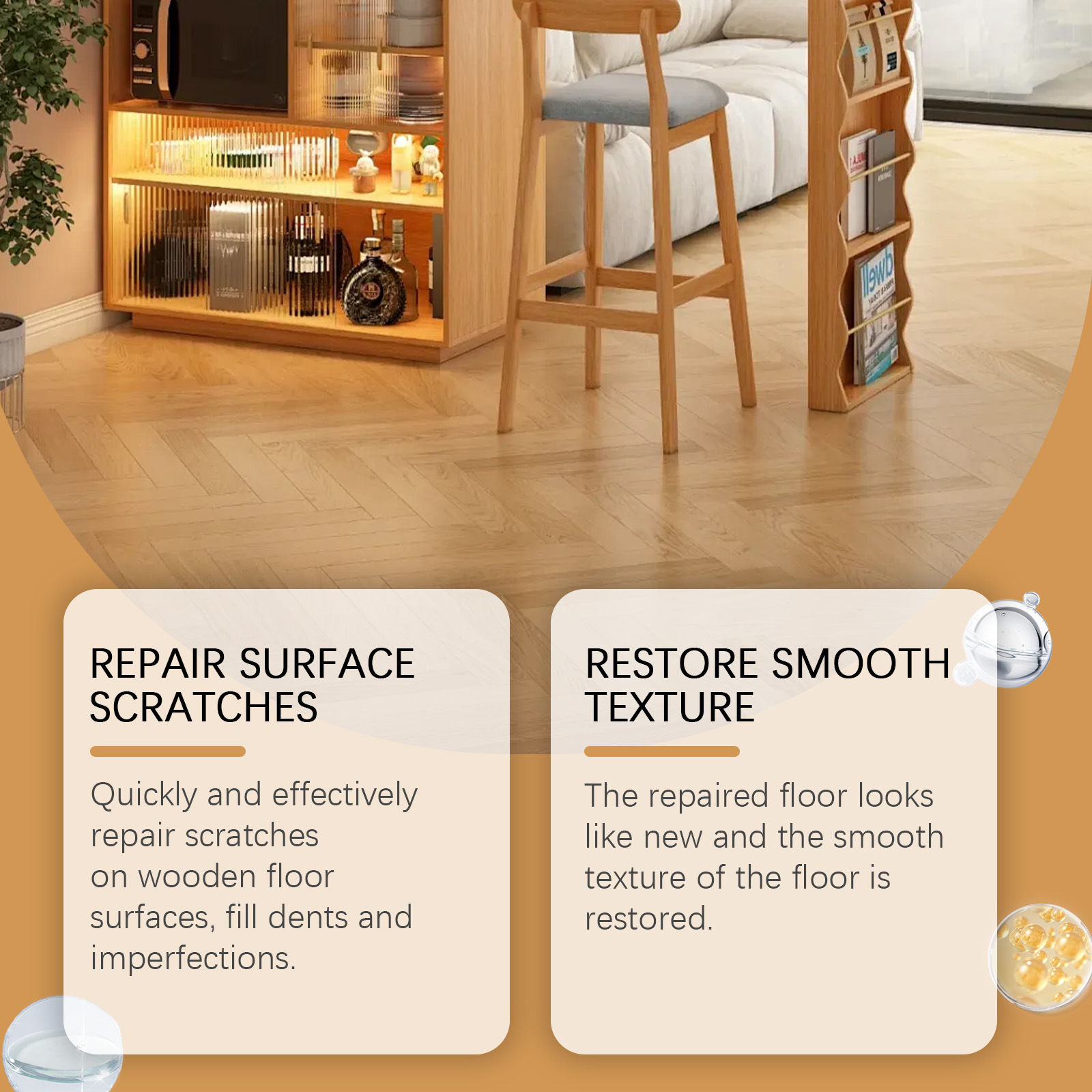 Title 11, Floor Renovation Repair Cream Wooden Furniture