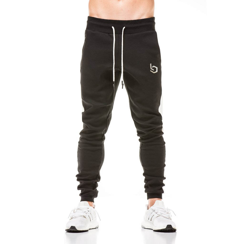 Title 22, Mens Muscle Sports Casual Trousers with Color ...