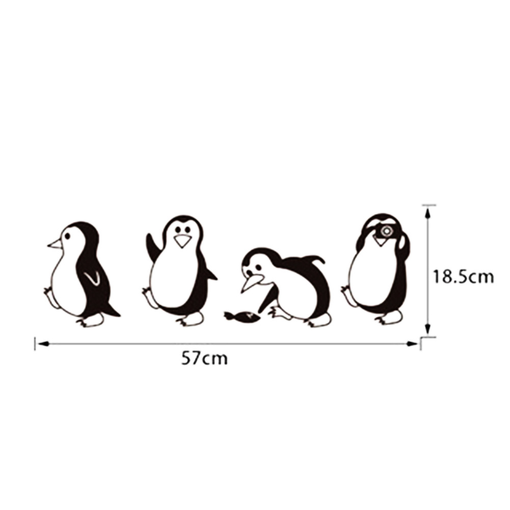 Title 5, Cute Little Penguin Creative Decorative Wall St...