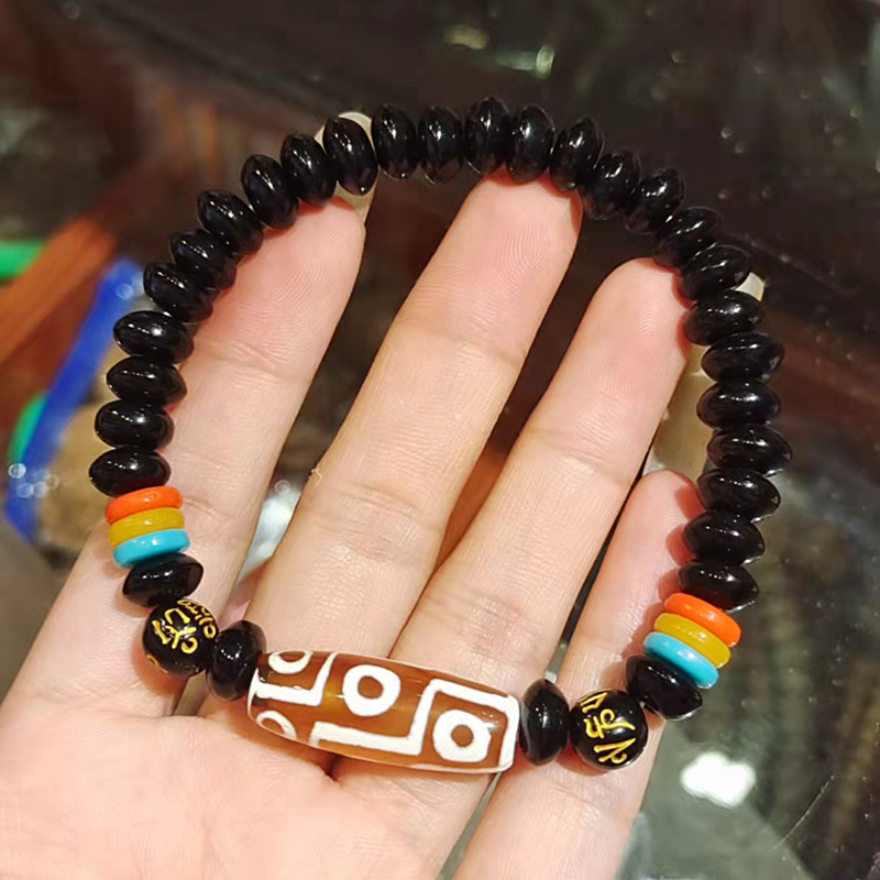 Ethnic Style Women's Six-character Mantra Beads Bracelet