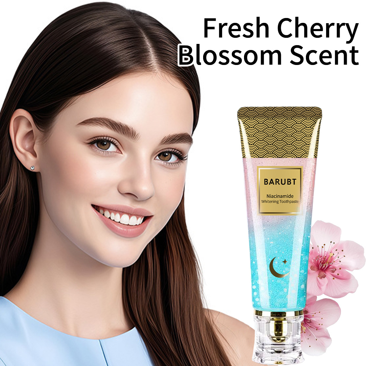 Nicotinamide Toothpaste Breath Yellow Bright White