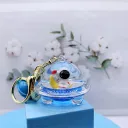 Blue Flying Ship Moon