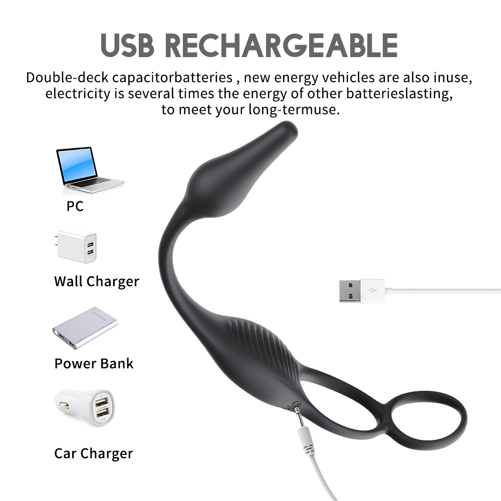 Wear Prostate Remote Control Vibration Double Stimulation Massager 6