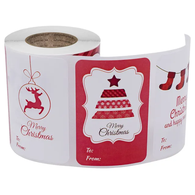 250roll Stickers Christmas Holiday Decoration Gifts Christmas - Shop at LoveMi