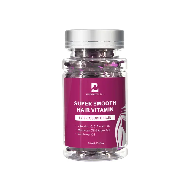 Vitamin Nuts Oil Care Improve Frizzy Hair Moisturizing Soft And Tough Hair Care Purple Style - Shop at LoveMi