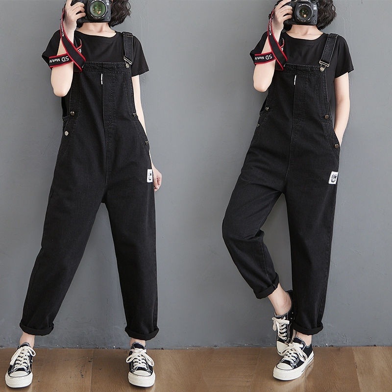 Title 1, New Womens Loose Plus Size Denim Overalls. Com...