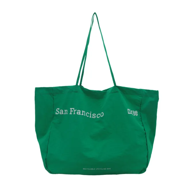 Fashion Large Capacity Letter Tote Bag For Women Green - Shop at LoveMi