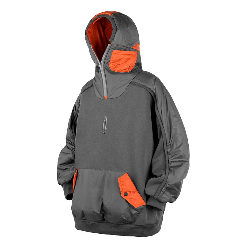Men's Loose Pullover Hooded Jacket