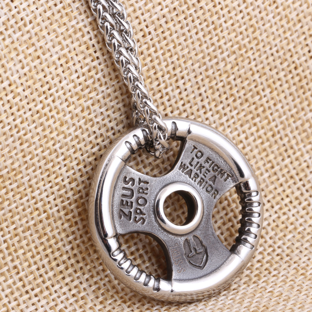 European And American Personalized Street Workout Ins Stainless Steel Necklace