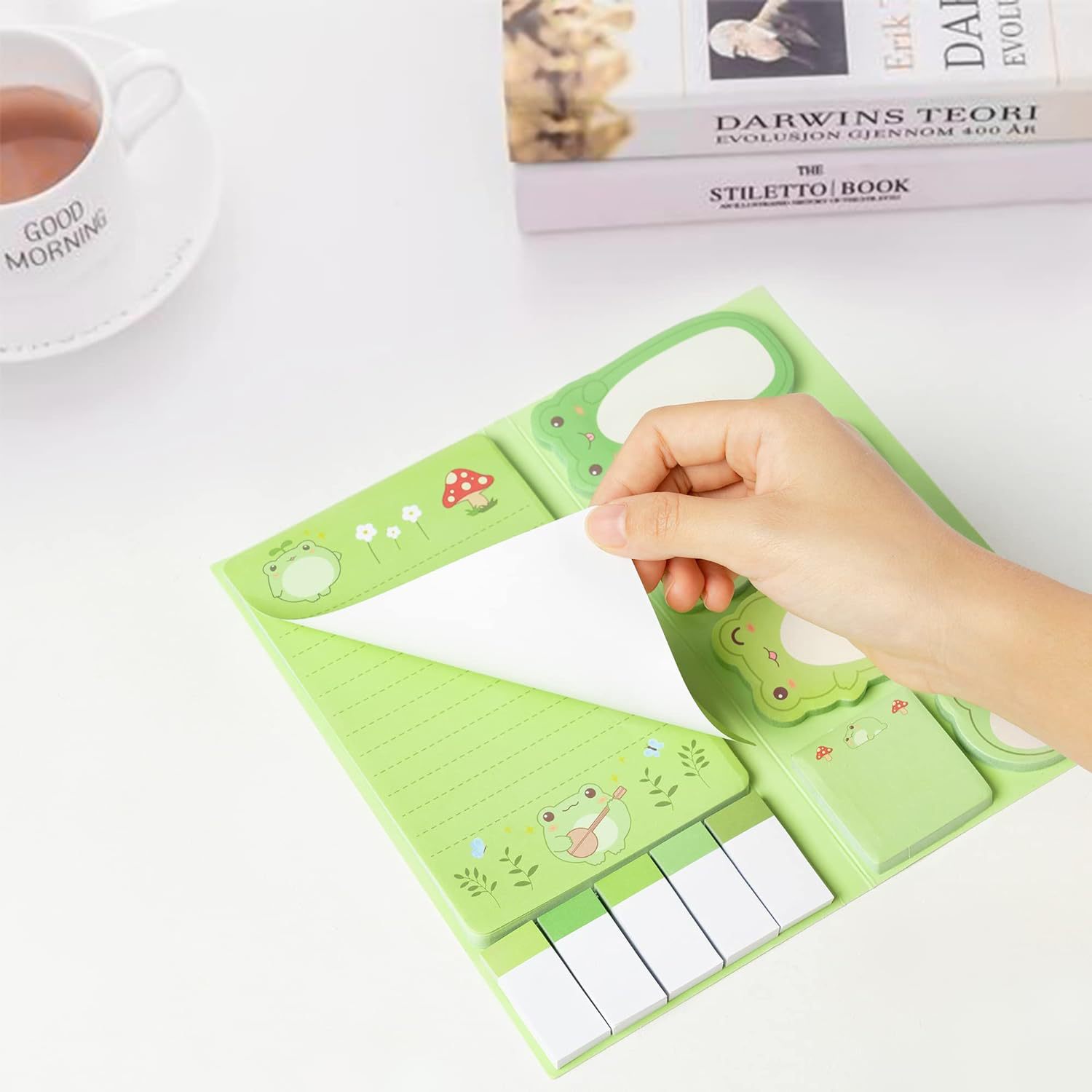 Cute Animal Combination Sticky Notes Cartoon Hand Account