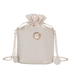 Retro Women's Hand-carrying One-shoulder Crossbody Bag - White - View 1