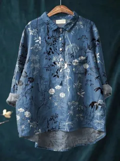 European And American Cardigan Style Women's Shirt - Style 06 - View 1