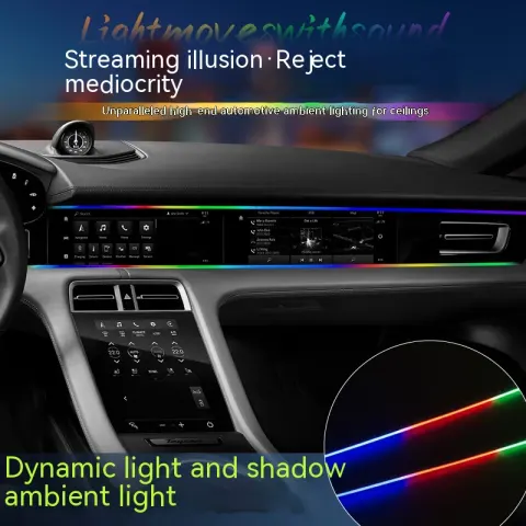 Car Atmosphere LED Light Bar Hidden Modification