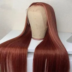 Straight13x4 Human Hair Lace Front Wig Human Hair - 150 Density - View 1