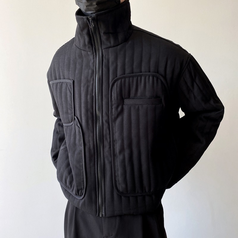 Winter Yamamoto Dark Ascetic-style Stand-collar Cotton Coat