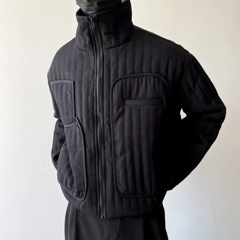 Winter Yamamoto Dark Ascetic-style Stand-collar Cotton Coat