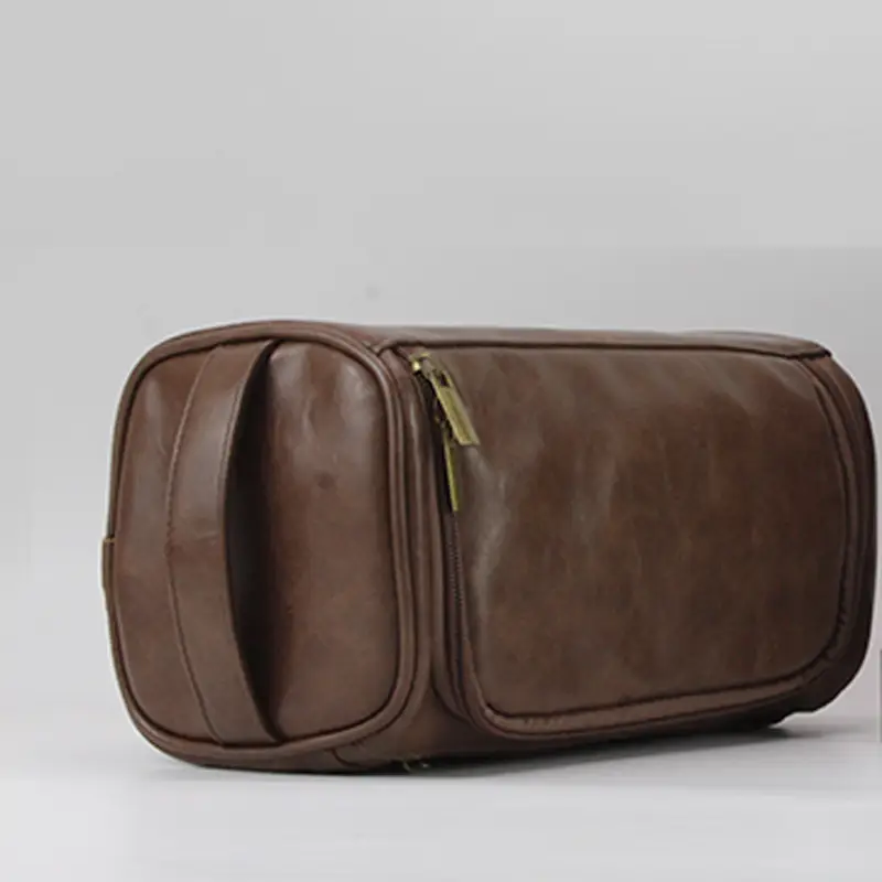 Waterproof PU Travel Portable Large-Capacity Handheld Storage Bag