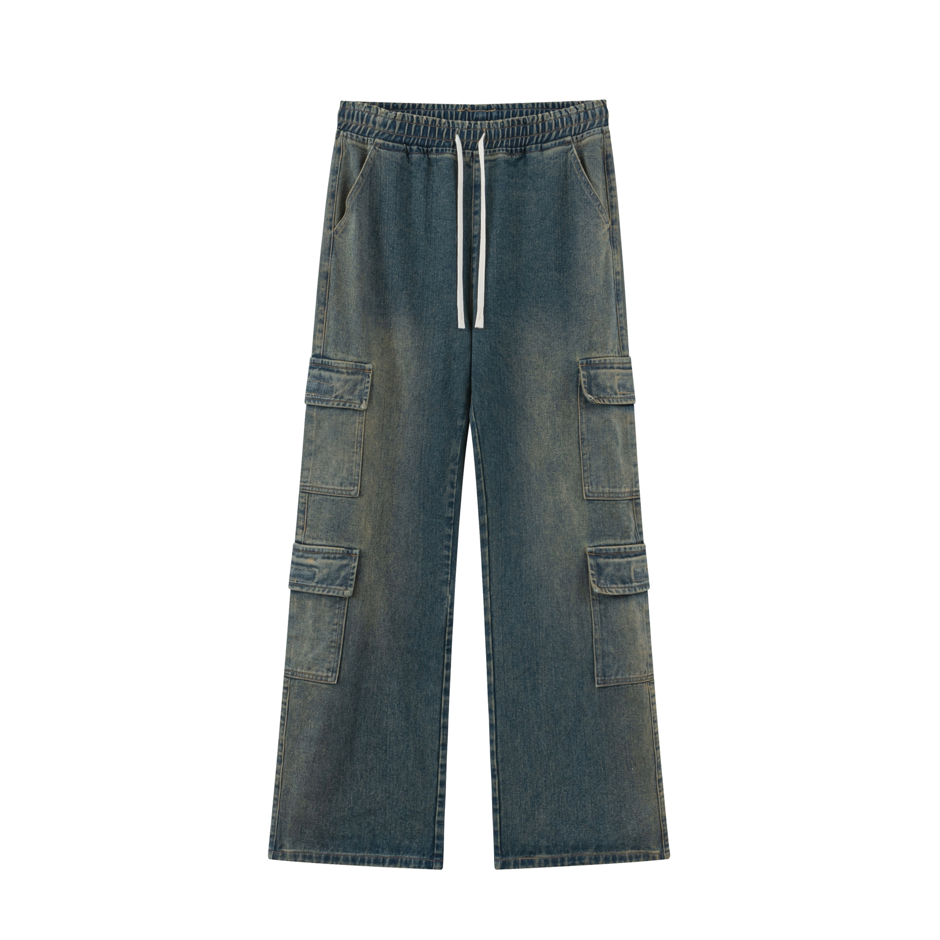 Loose Cargo Wide Leg Jeans - Image 11