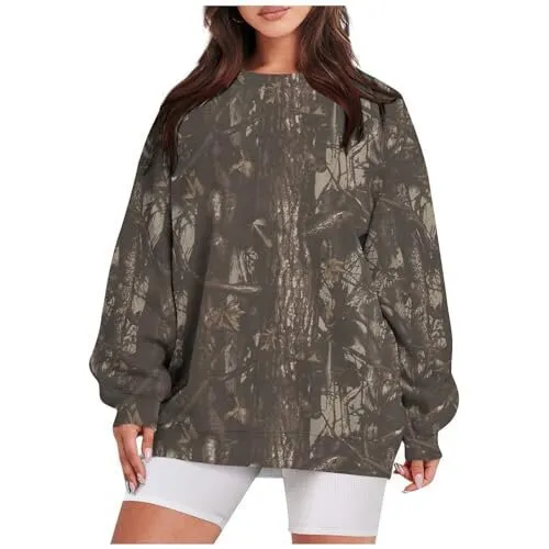 Round Neck 3D Digital Printing Casual Cool Long sleeved Round neck Pullover Ylwd 41 - Shop at LoveMi