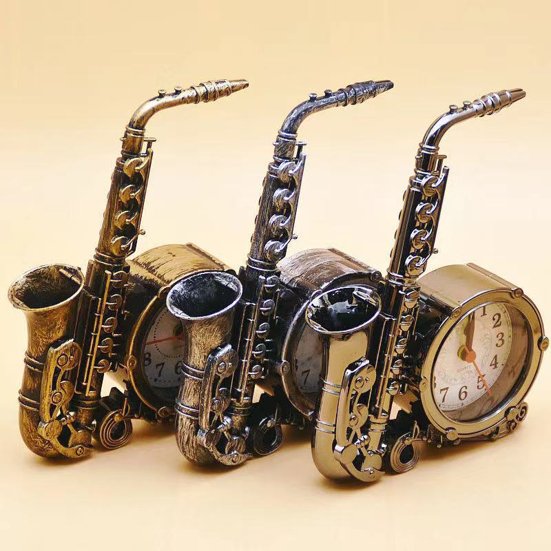 Saxophone Alarm Clock Creative Home Clock Decoration - Image 5