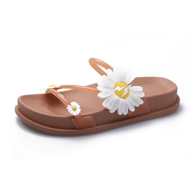 Slippers Mid Heel Platform Outdoor Casual Beach Shoes Orange - Shop at LoveMi