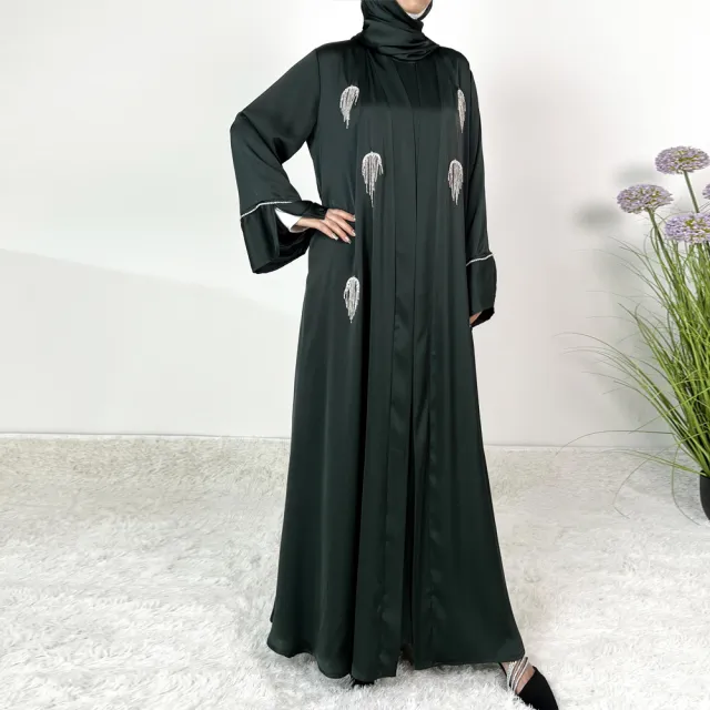 Long Robe Dress Ethnic Costume Emerald Set - Shop at LoveMi