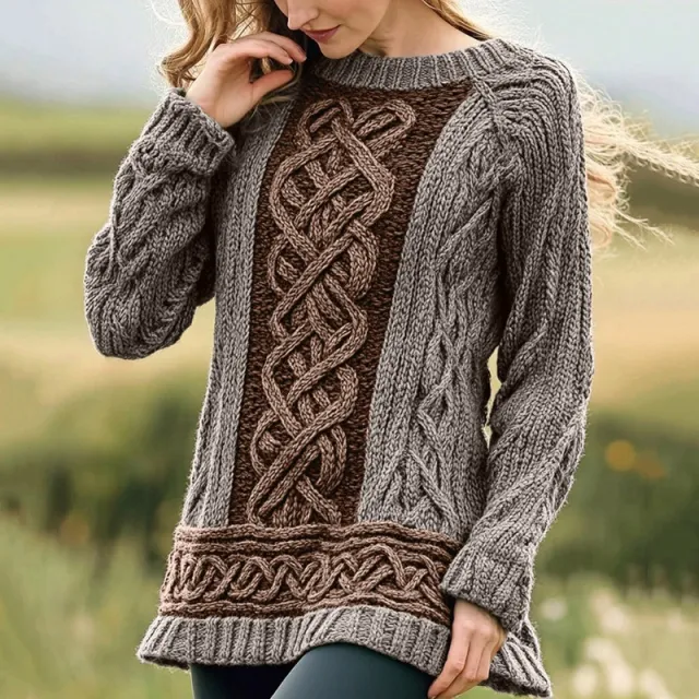 Stylish Personalized Casual Womens Wear With A Crew Neck And Long Sleeves Gbh007726 6Xl - Shop at LoveMi