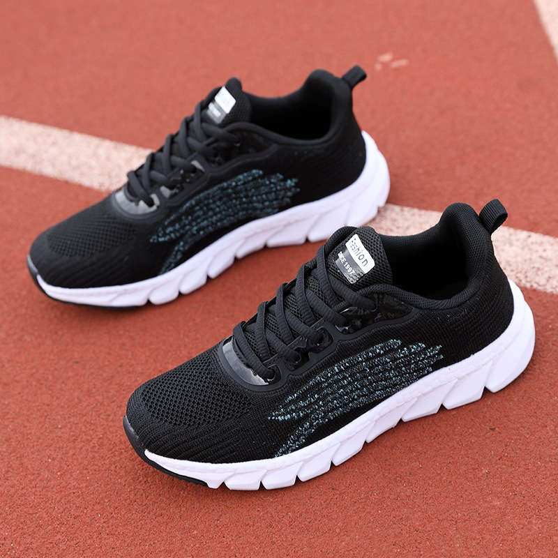 Men's And Women's Flying Woven Breathable Running Shoes Couple's Casual Sneakers — foto 18