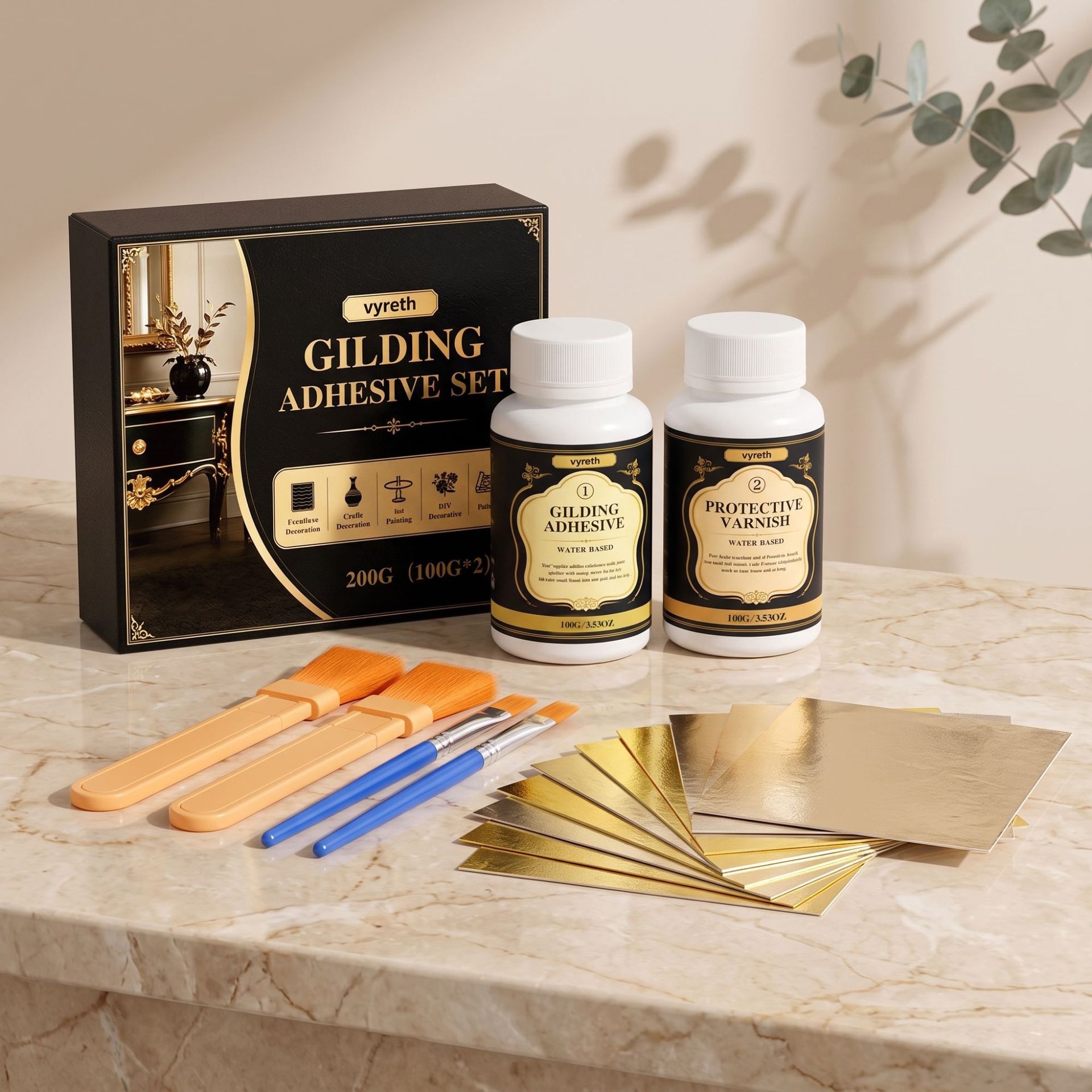 Gilding Adhesive Set