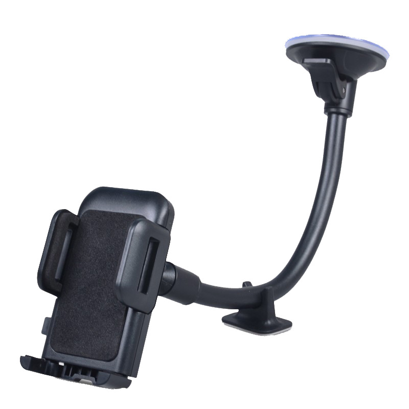 Car Phone Holder With Suction Cup, 360-degree Rotating Clamp, Multi-functional