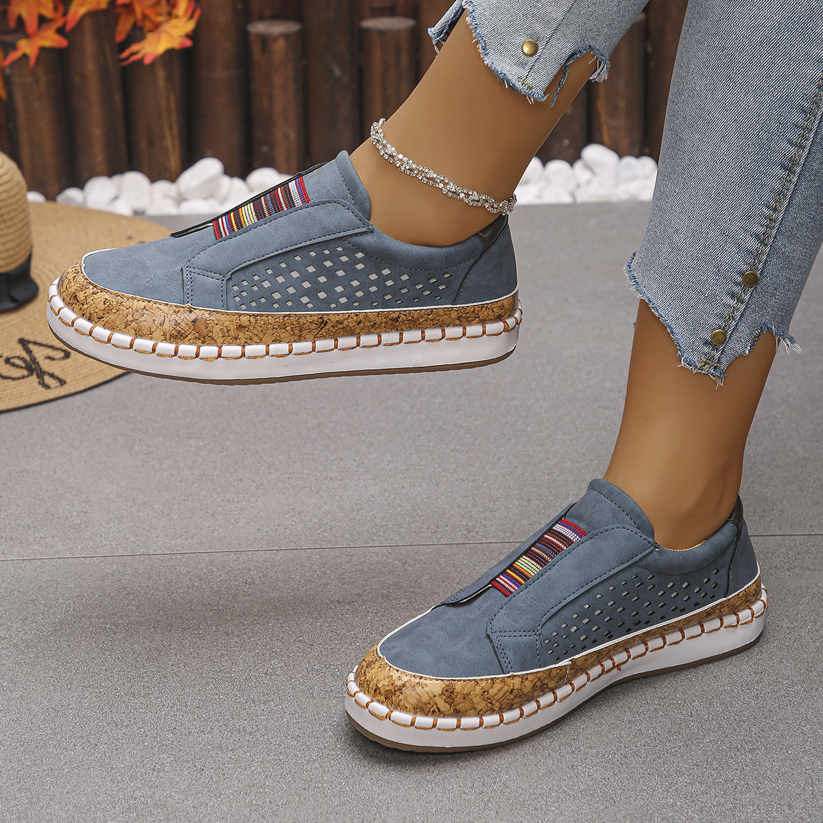PU Slip-On Wedge Flats, picture 6 of 6
