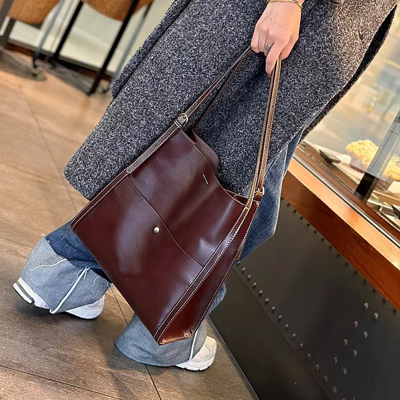 Leather Bucket Bag, picture 7 of 7