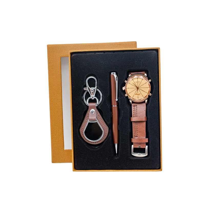 Watch Keychain Pen Brown