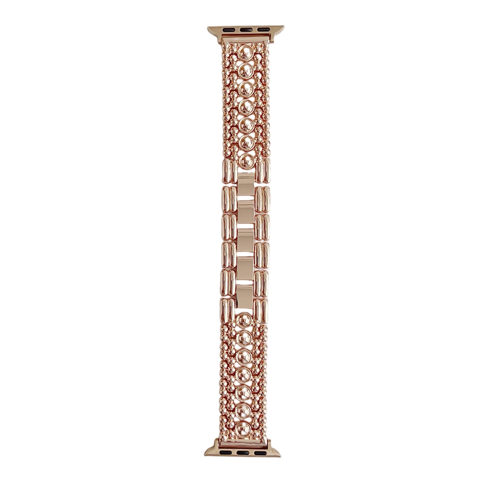 Five-bead Round Metal Watch Strap 8