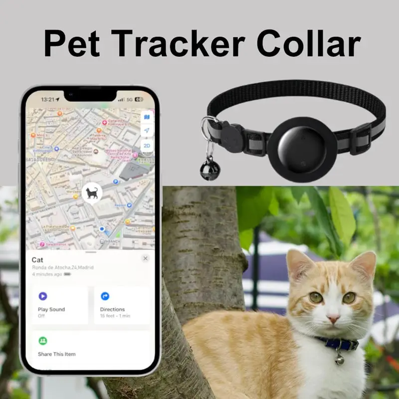 Pet Cat Location Tracker Collar