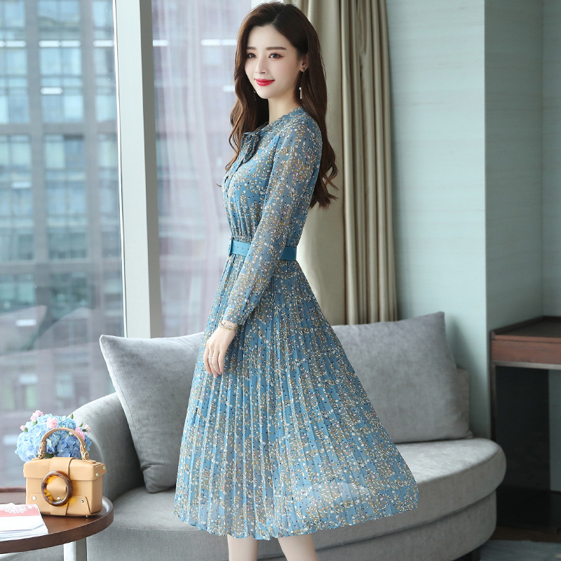 Korean Style Long Elegant Chiffon Skirt