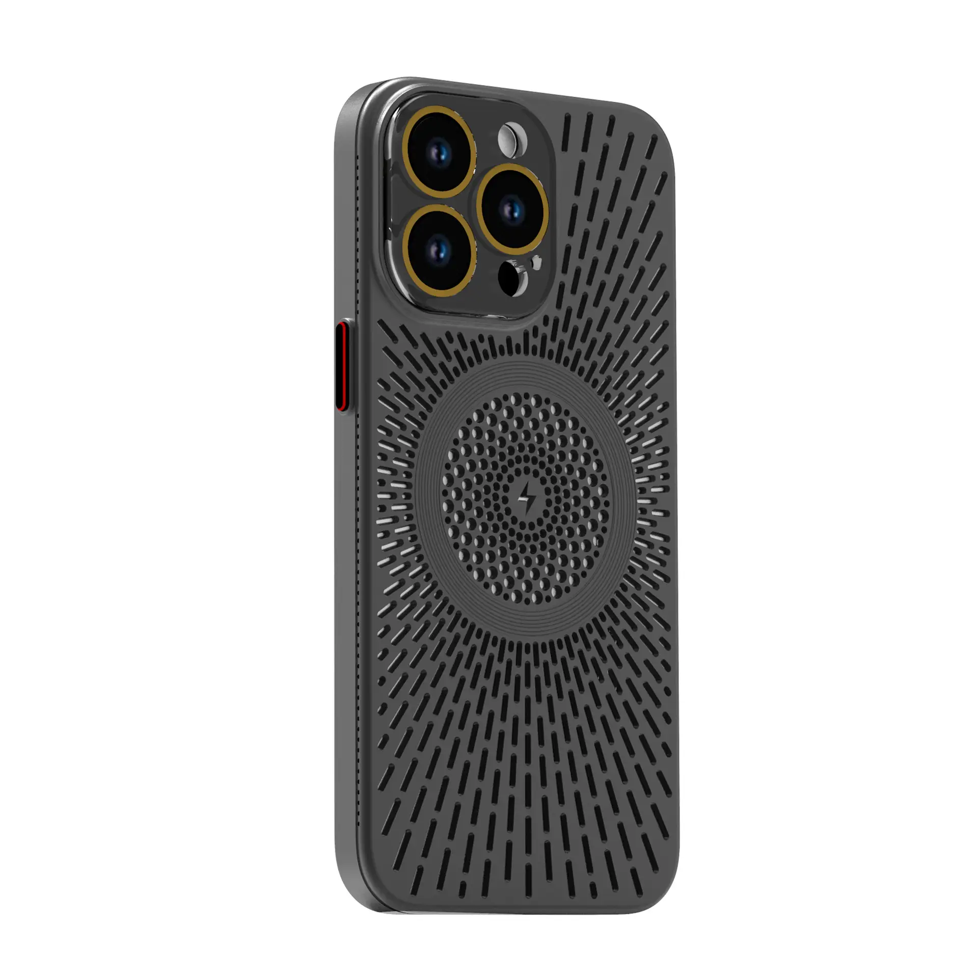 Phone Case Breathable Heat Dissipation Network Shell Magnetic Charging Skin Feeling Protective Cover