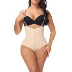 Women's Adjustable Body Shaping Jumpsuit - Skin Colour - View 1