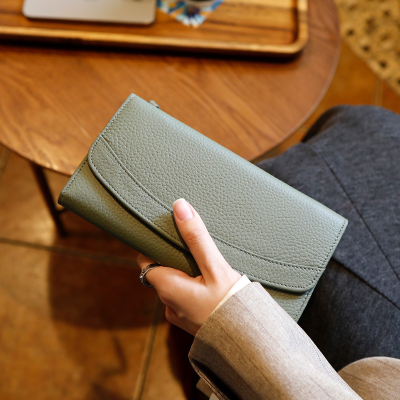 Genuine Leather Clutch Bag, picture 7 of 9