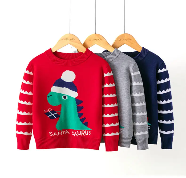 Autumn And Winter Christmas Dinosaur Boys Baby