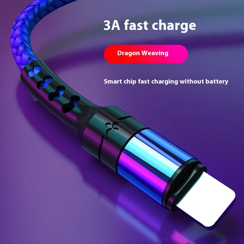 Braided Fast Charge Data Cable Charging - Image 6