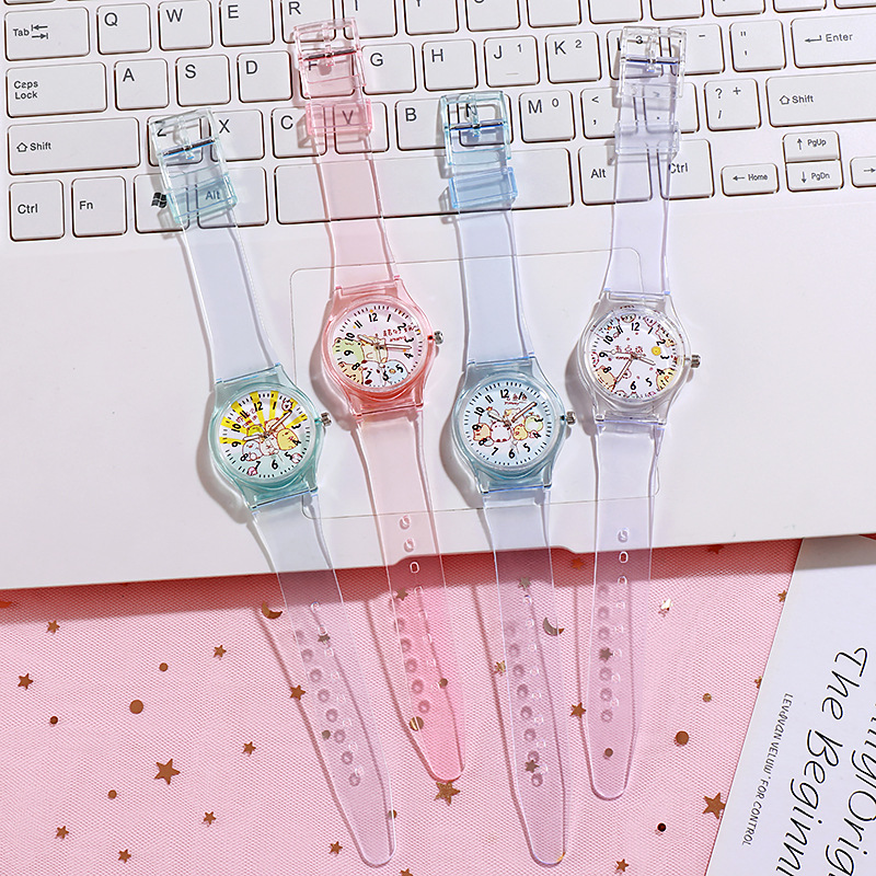 Transparent PVC Corner Creature Cartoon Childrens Watch 3