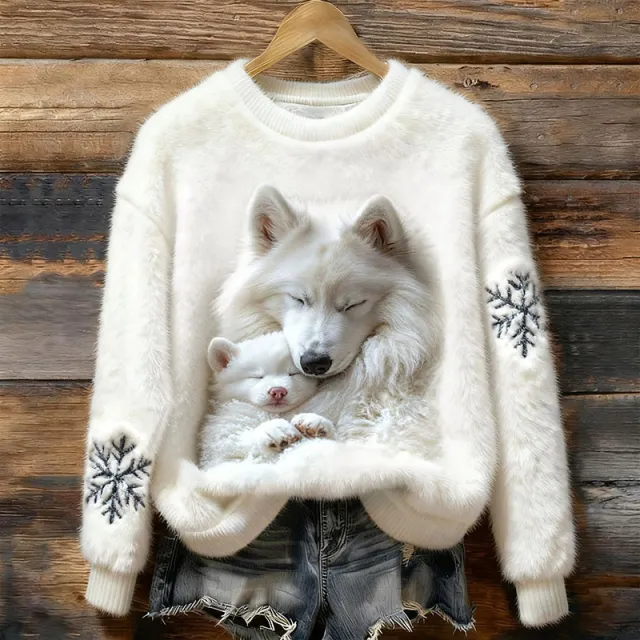Women's 3D printed Casual Christmas Hoodie Dz 248177 Yj White - Shop at LoveMi